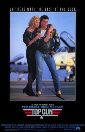 Framed Top Gun Tom Cruise Print