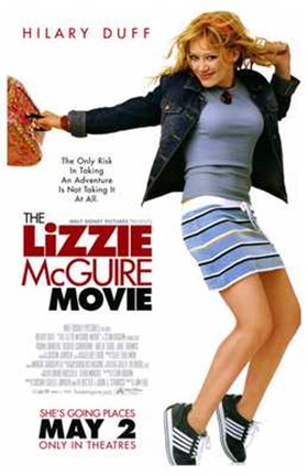 Framed Hilary Duff Print