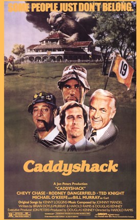 Framed Caddyshack - Some people just don't belong Print