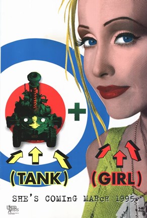 Framed Tank Girl Print