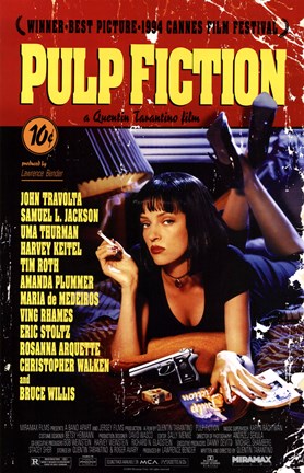 Framed Pulp Fiction Print