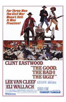 Framed Good  the Bad and the Ugly Print
