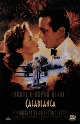 Framed Casablanca - Intimate Print