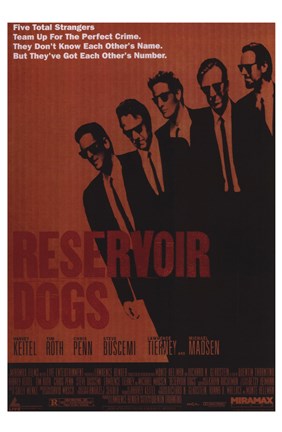 Framed Reservoir Dogs Orange Print