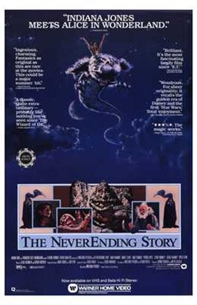 Framed Neverending Story - Atreyu Bastian Mr. Bux Print