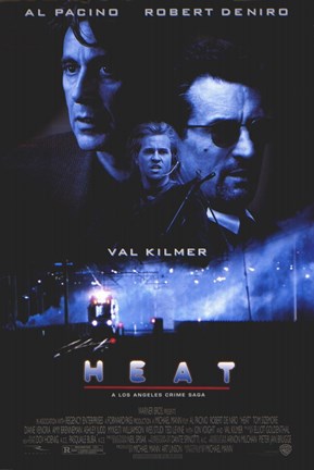 Framed Heat Val Kilmer Print