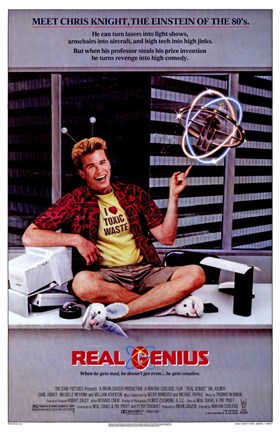 Framed Real Genius Print