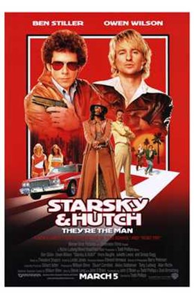 Framed Starsky Hutch - They&#39;re the man Print