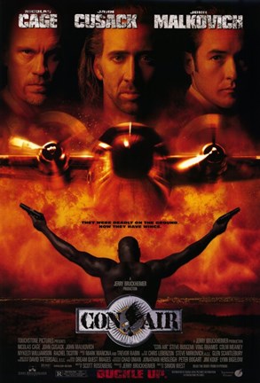 Framed Con Air By Jerry Bruckheimer Print