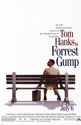 Framed Forrest Gump Print