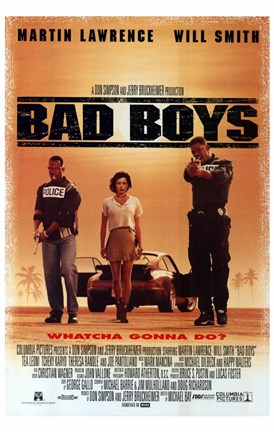 Framed Bad Boys Print
