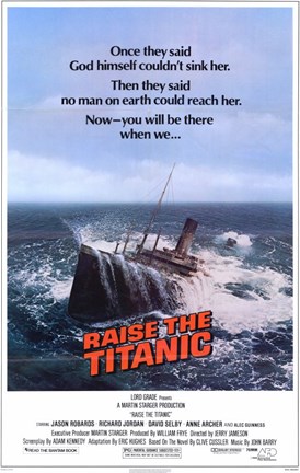 Framed Raise the Titanic (movie poster) Print