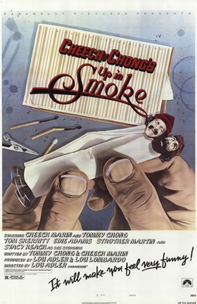 Framed Cheech and Chong&#39;s Up in Smoke Print
