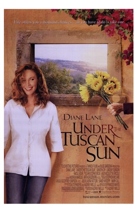 Framed Under the Tuscan Sun - sunflowers Print