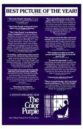 Framed Color Purple - reviews Print