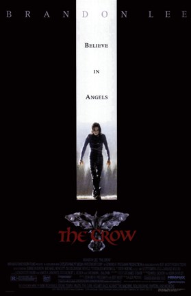 Framed Crow Believe in Angels Print