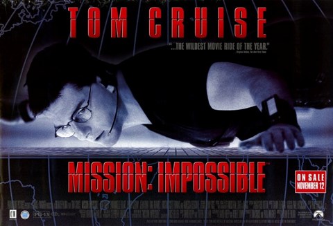 Framed Mission: Impossible - wide Print