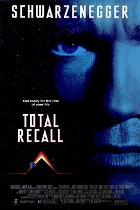 Framed Total Recall Arnold Schwarzenegger Print