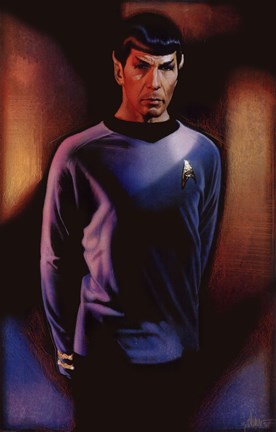 Framed Star Trek - Mr. Spock Print