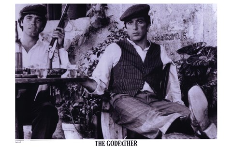 Framed Godfather Purple Scene Print