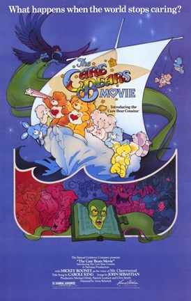 Framed Care Bears Movie Print