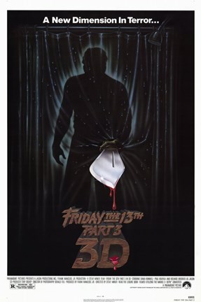 Framed Friday the 13Th Part 3 Print
