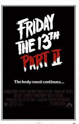 Framed Friday the 13Th Part 2 Print