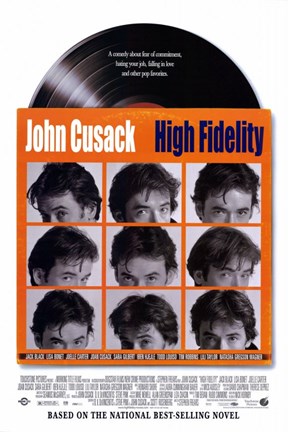 Framed High Fidelity John Cusack Print