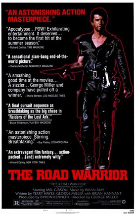 Framed Road Warrior Movie Print