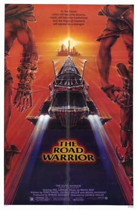 Framed Road Warrior Sci Fi Print