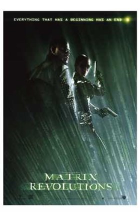 Framed Matrix Revolutions Morpheus &amp; Trinity Print