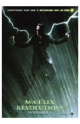 Framed Matrix Revolutions Agent Smith Print