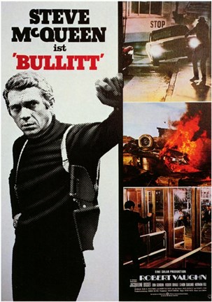 Framed Bullitt Scenes Print