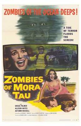 Framed Zombies of Mora Tau Print