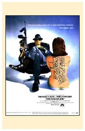 Framed Italian Job Film Print