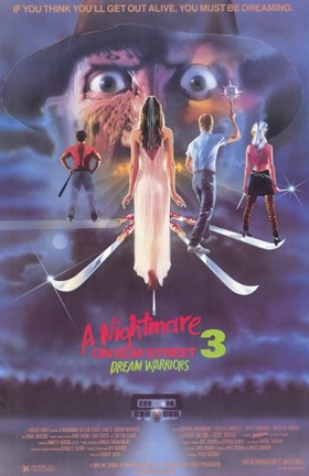 Framed Nightmare on Elm Street 3: Dream Warrior Print