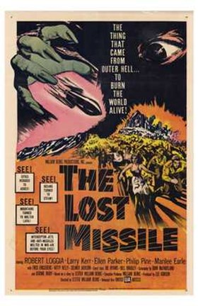 Framed Lost Missile Print