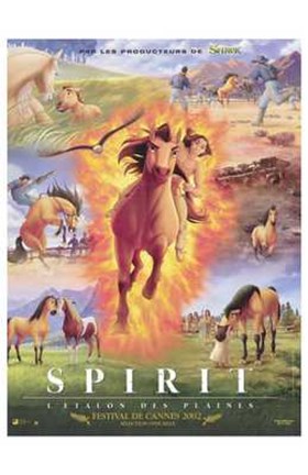 Framed Spirit: Stallion of the Cimarron - scenes Print