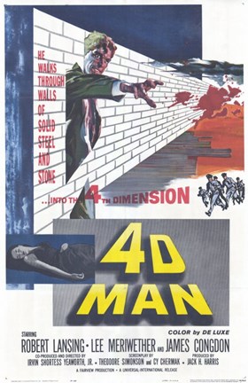 Framed 4D Man Print