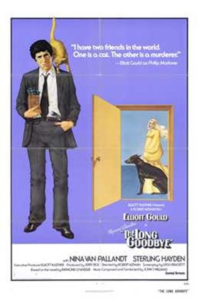 Framed Long Goodbye Elliot Gould Print