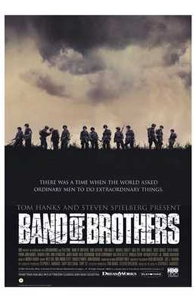 Framed Band of Brothers Silhouette Print