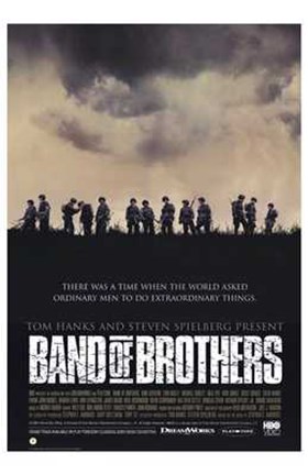 Framed Band of Brothers Silhouette Print