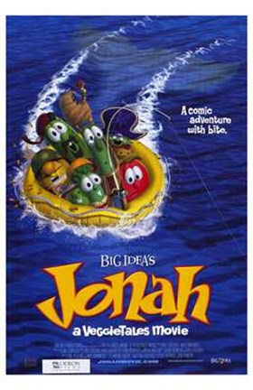 Framed Jonah: a Veggietales Movie Print