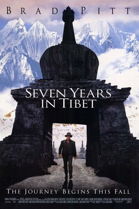 Framed Seven Years in Tibet Print