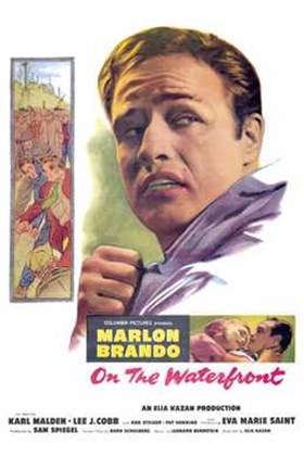 Framed on the Waterfront Marlon Brando Print