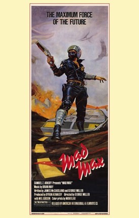 Framed Mad Max Maximum Force of the Future Tall Print