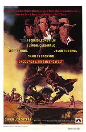 Framed Once Upon a Time in the West Charles Bronson Print