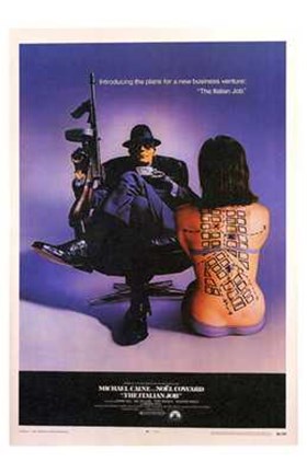 Framed Italian Job Movie Print