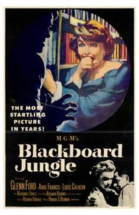 Framed Blackboard Jungle Print