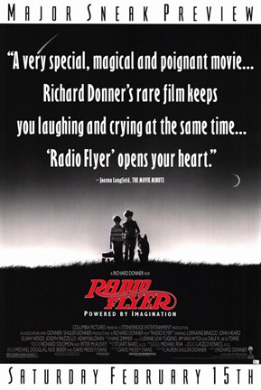Framed Radio Flyer Film Poster Print